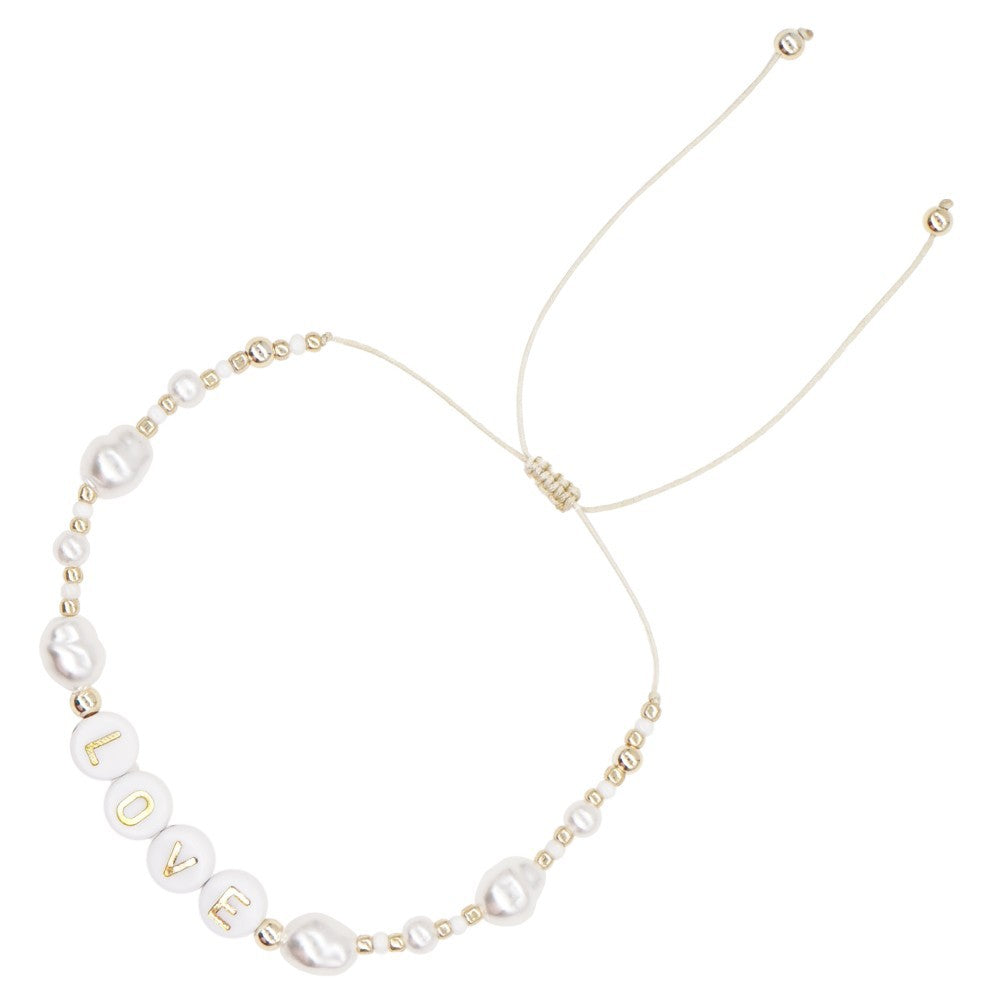 Wholesale Bohemian Seashell Daisy Glass Bracelet